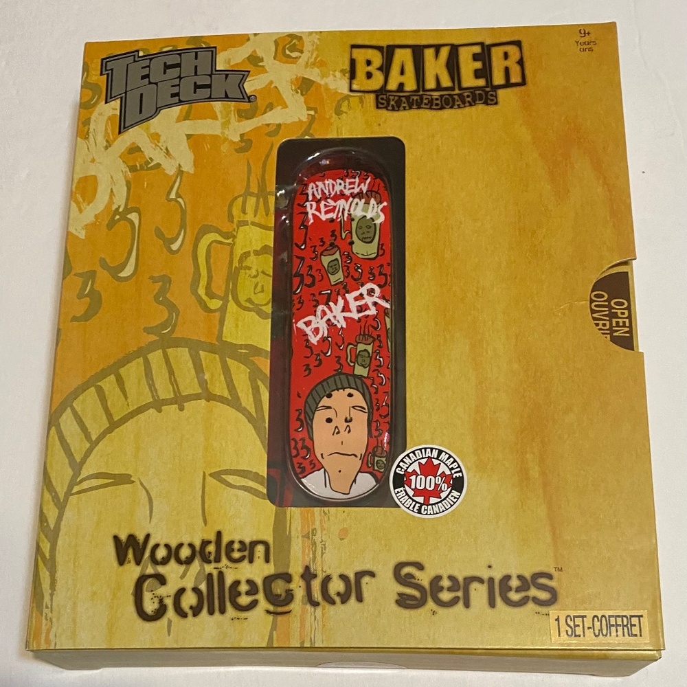 Tech Deck Wooden Collector Series Blind Skateboards Andrew Reynolds Baker